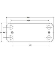 PLAKA EŞANJÖR ERA DEMİRDÖKÜM 12 PLAKA (166m Düz ) NEVA ATRON NİTROMİX PROTHERM