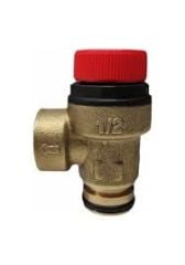 BAYMAK ECA 3 BAR EMNİYET VENTİLİ WO-LAB GEÇME PİRİNÇ 1/2 (080.036.001)