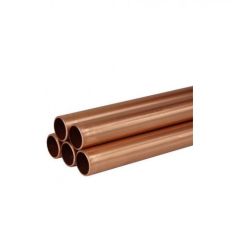 BAKIR DÜZ BOY BORU 22MM X 1MM 7/8 (1 METRE)